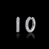 ORECCHINI ICE DOME HOOPS