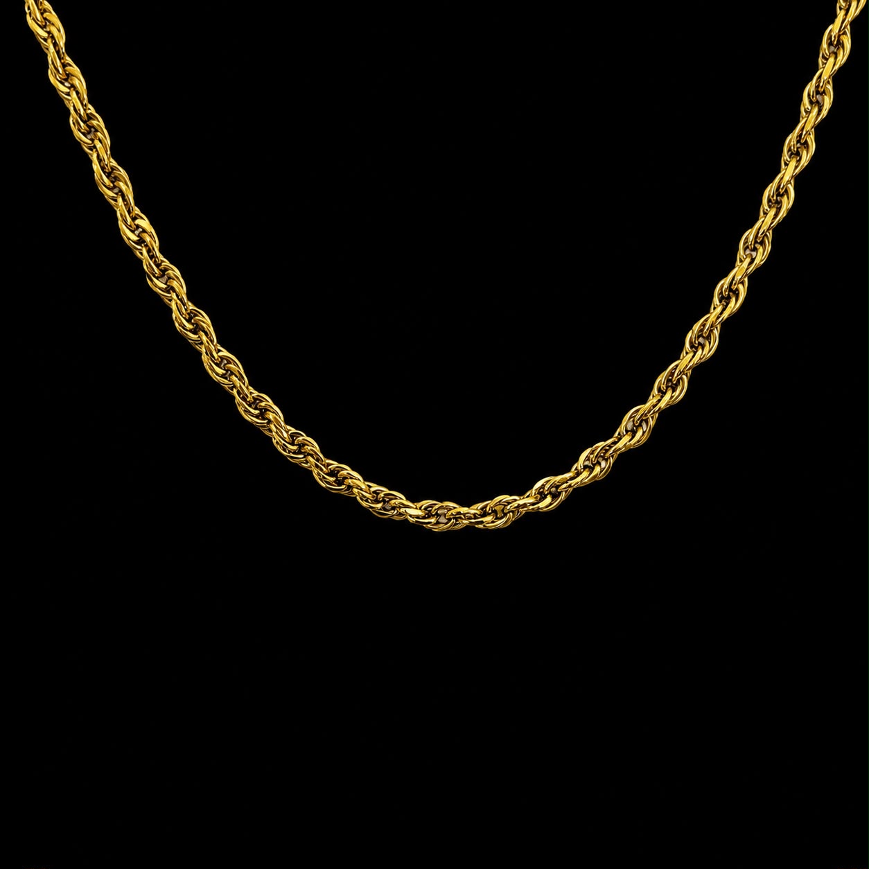 COLLANA TWIST MARTELLATA