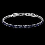 BRACCIALE TENNIS BLU 3mm