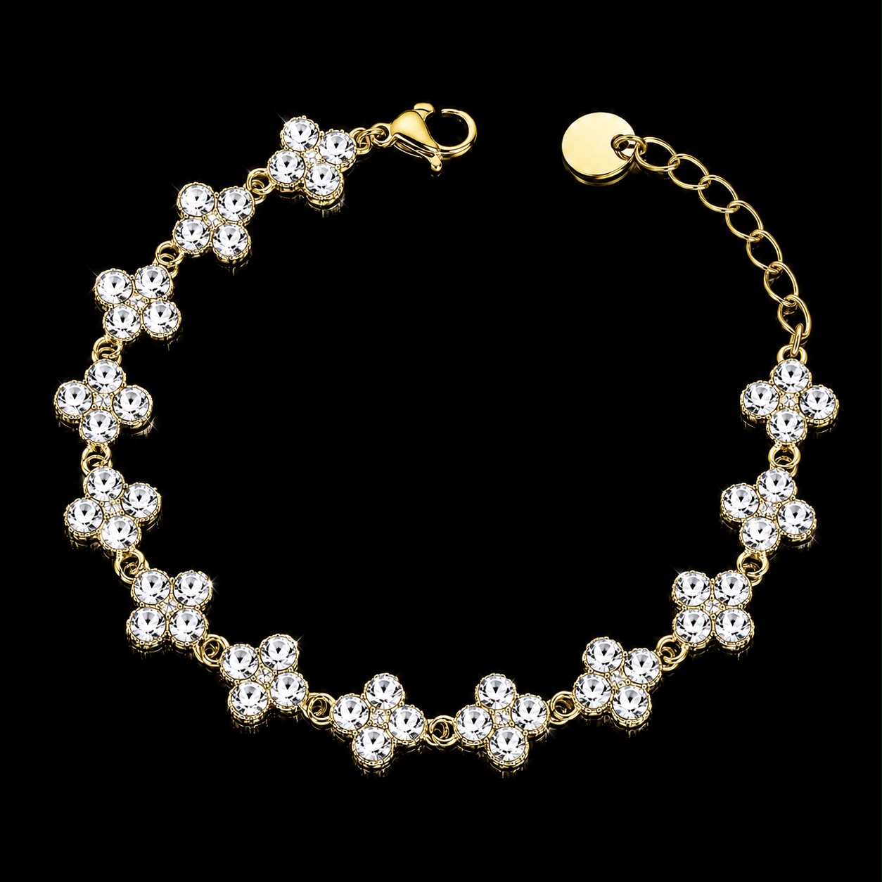 BRACCIALE FLORA CRYSTAL