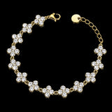 BRACCIALE FLORA CRYSTAL