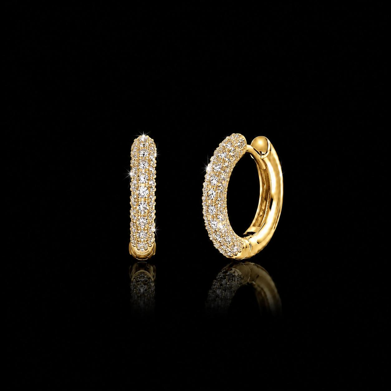 ORECCHINI ICE DOME HOOPS
