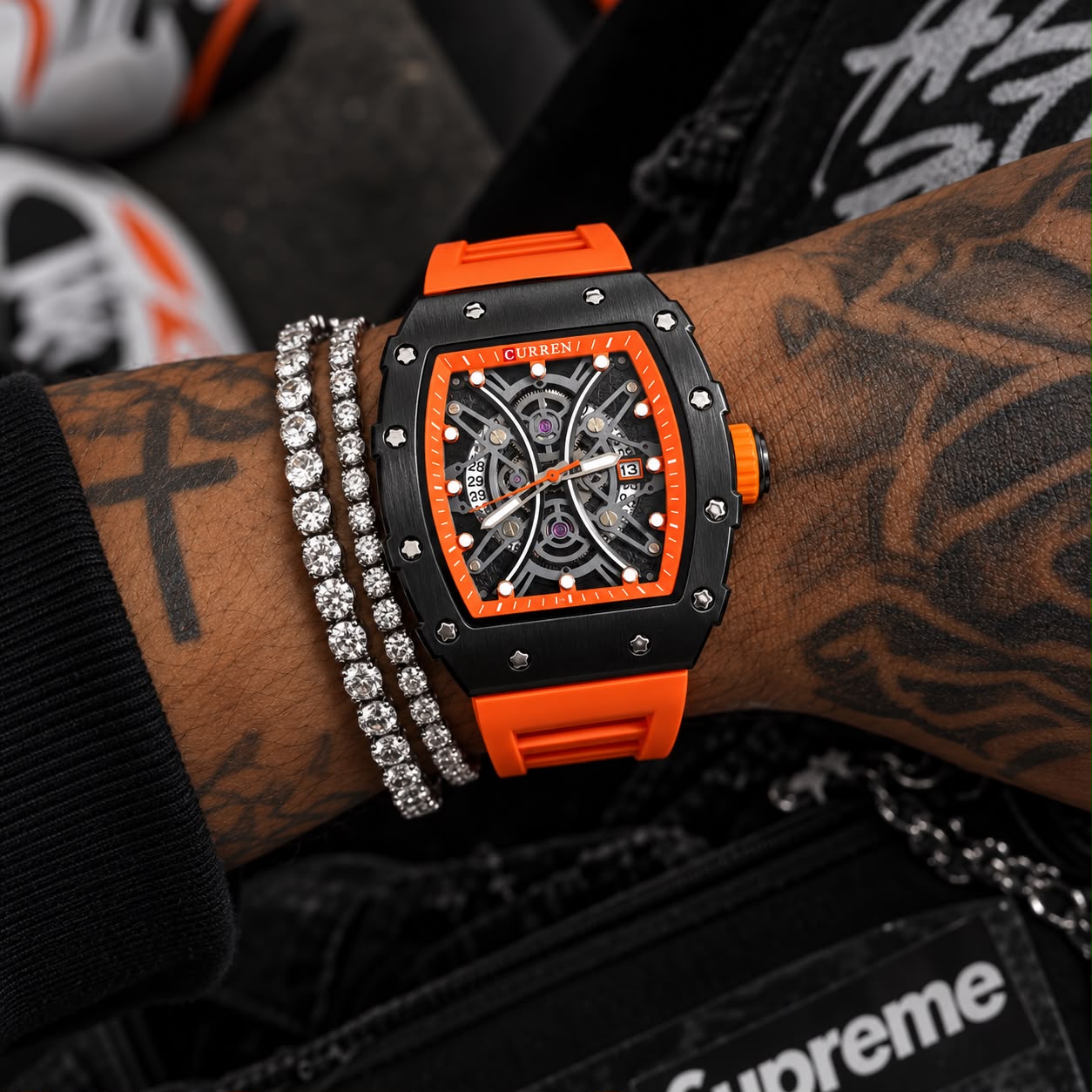 OROLOGIO CAPITAL ORANGE